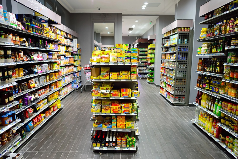 pasillo de supermercado
